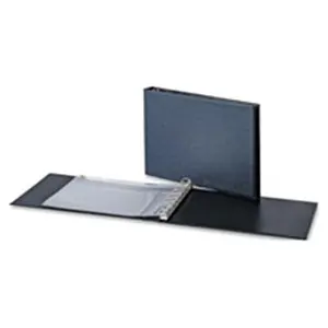 212 MAIN CRD35000 Cardinal 7-Ring D-Ring Storage Binder, 1 in. Back-Mounted Black Office Stationery Supplies, Flat Pages, Check Storage, Recycled Mix, Removable Pouch