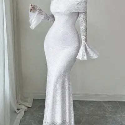 White Engagement Party Dress - TikTok Shop White Engagement Party Dress - TikTok Shop
