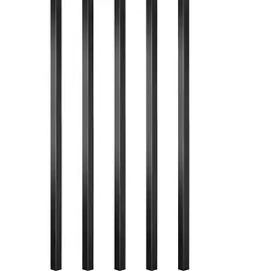 Deck Balusters 101 Pack - Metal Spindles For Outdoor Staircase, 26x0.75 Inch, Includes Screws, Aluminum Alloy Deck Railing For Wood And Composite Deck, Square Baluster For Porch, Patio, And Balcony