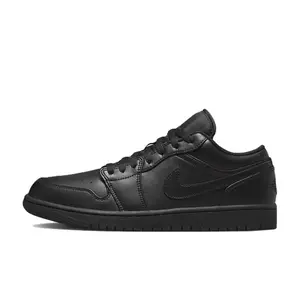 Nike Air Jordan 1 Low Triple Black Men’s Perfect Daily Casual Fashion Footwear Walking Sneakers Shoe Boy