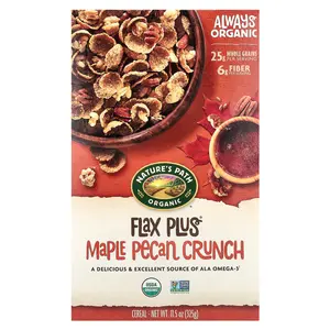 Nature's Path Organic Flax Plus® Cereal, Maple Pecan Crunch, 11.5 oz (325 g)