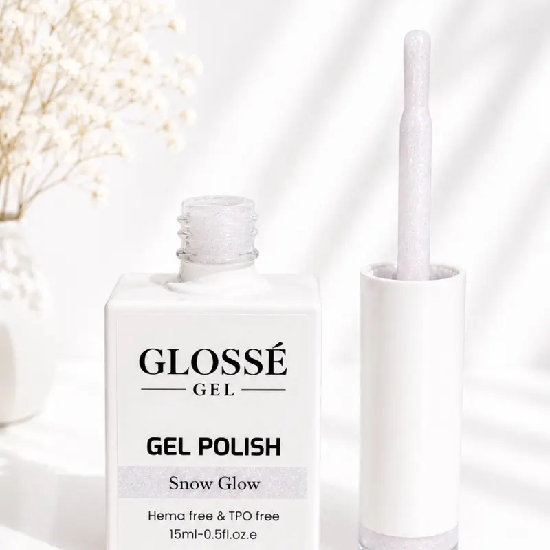 Glossé Gel Snow Glow 15 ML Hema & Tpo free Nail Polish