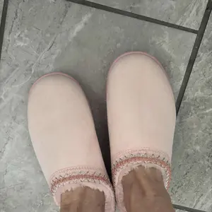 Women's Platform Short Ankle Boots Warm Slip-On Snow Slippers for Indoor and Outdoor Springfresh