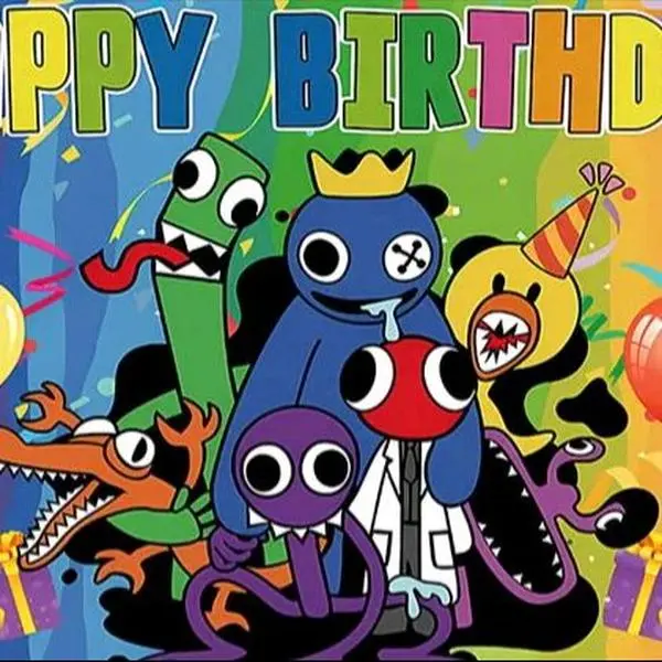 RAINBOW FRIENDS 5X3FT BANNER RAINBOW FRIENDS 5X3FT BANNER