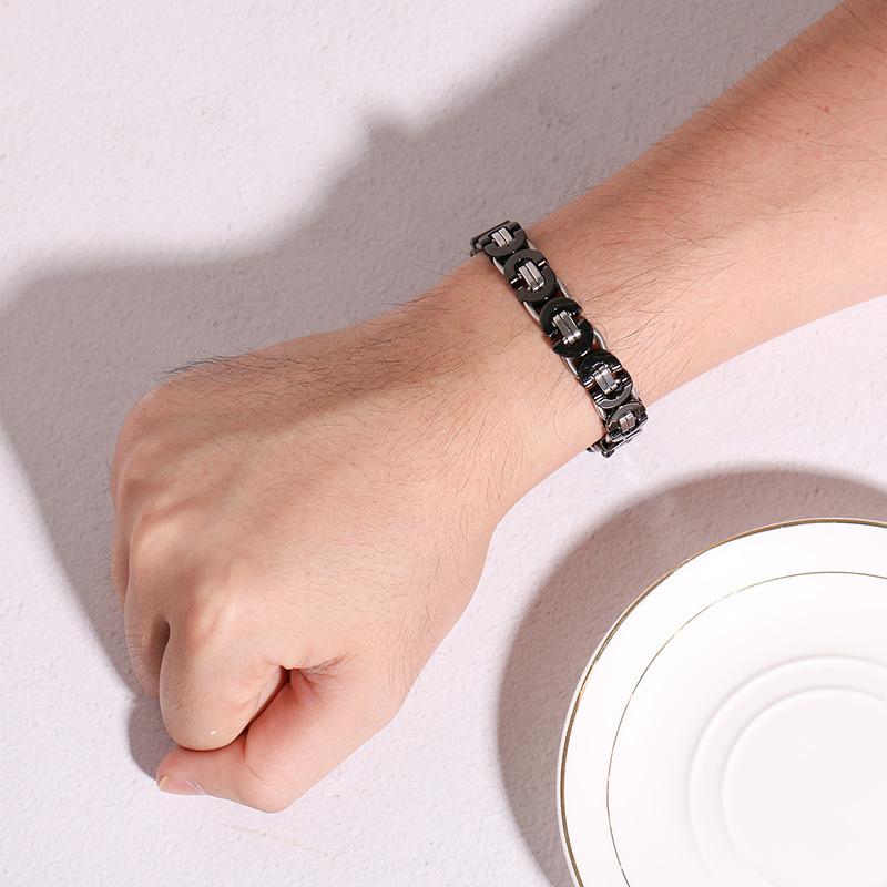 Stainless steel retro bracelet