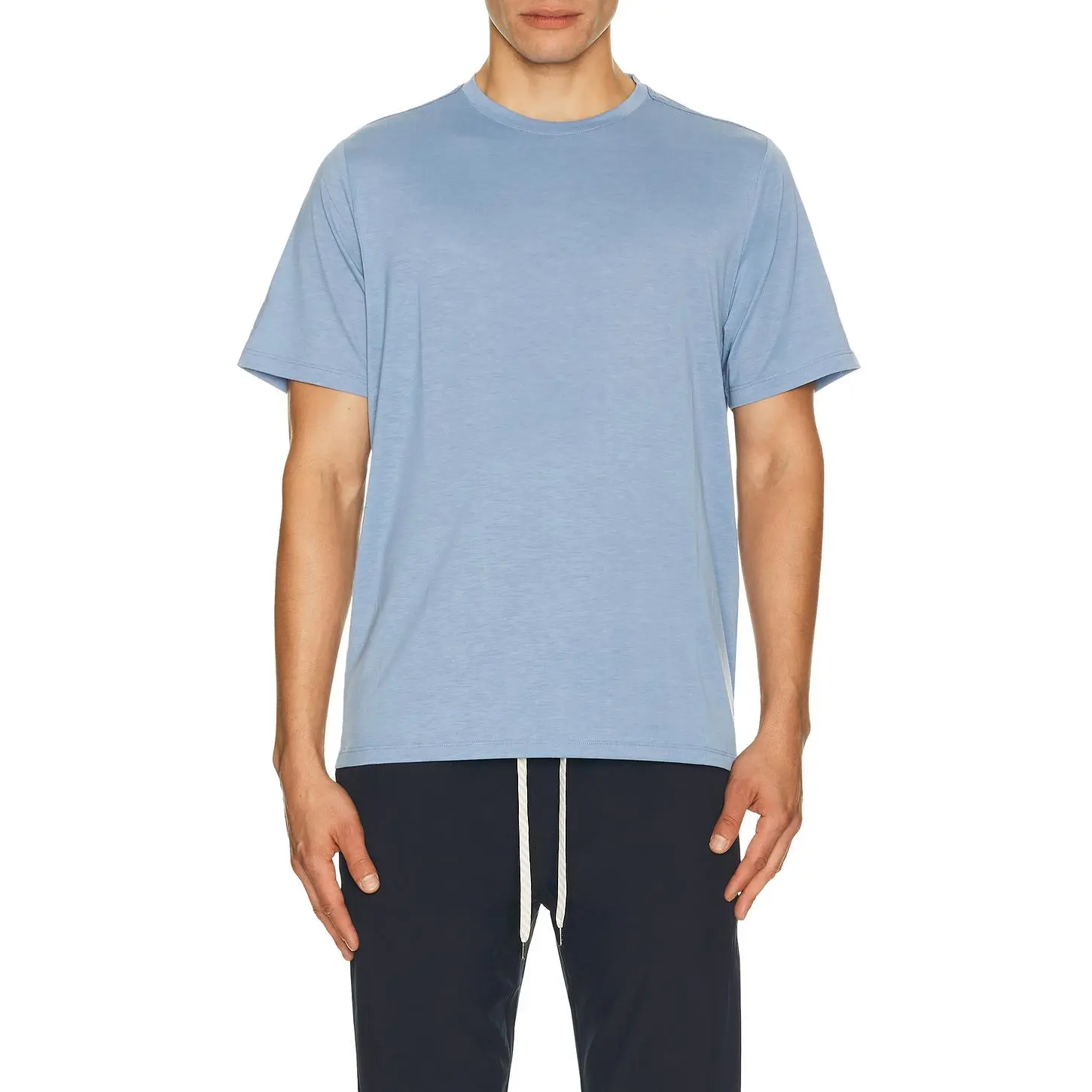 Vuori Current Tech Tee in Isle Blue