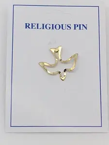 Cut out Holy Spirit Dove Pin (gold Plated)