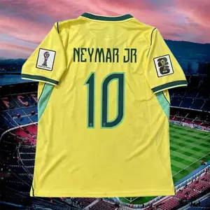 2026 Yellow Brazil No.10 Neymar Short sleeve jersey
