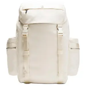 Lululemon Wunderlust 25L Waterproof Nylon Backpack for Men and Women in Ivory