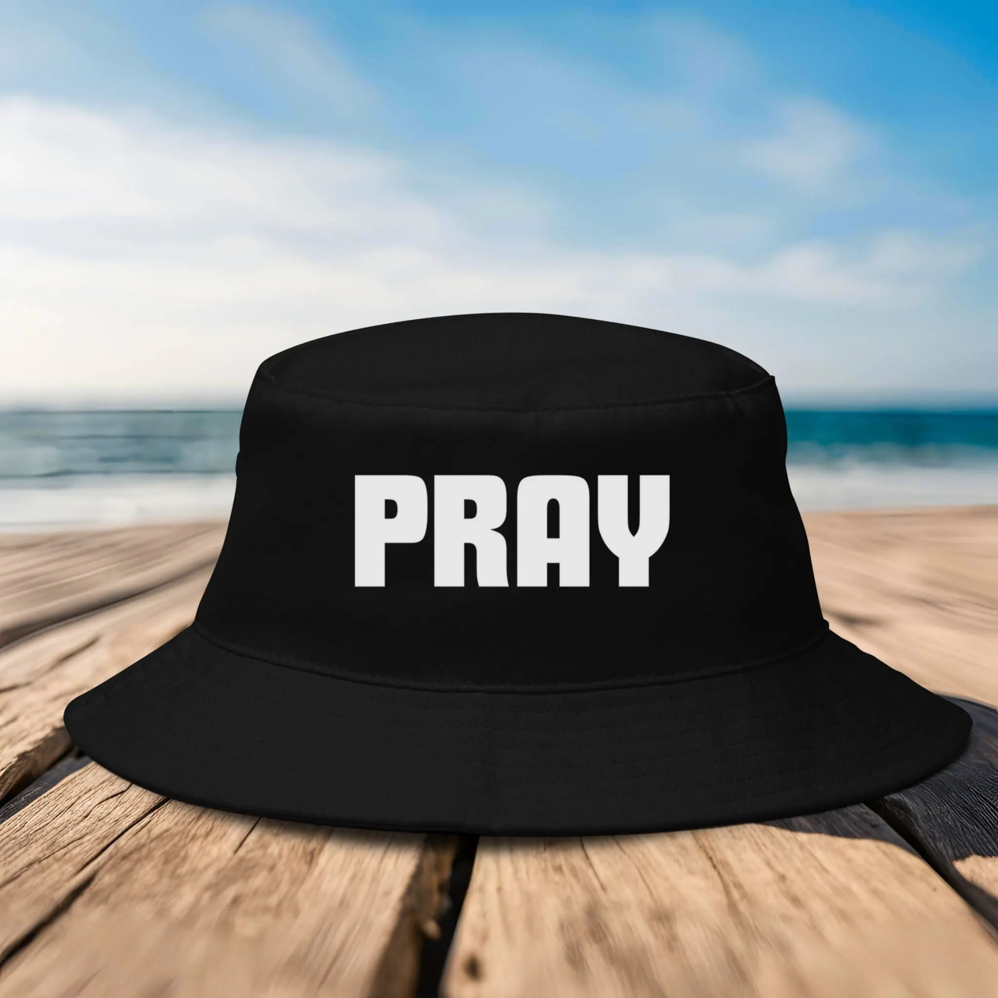 PRAY Embroidered Bucket Hat