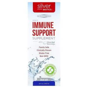 American Biotech Labs Silver Biotics®, Daily Immune Support Supplement, 10 PPM, 32 fl oz (946 ml)