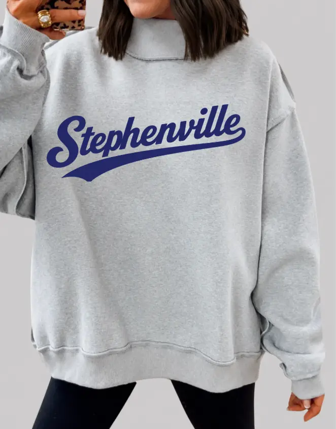 Stephenville REVERSIBLE mock-neck