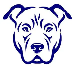 pitbull dog face  home decor truck car window laptop  vinyl decal sticker 5"