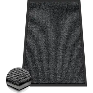 3'x5' Front Door Mat Heavy Duty Indoor Outdoor Door Mat Non-Slip Backing Doormat for Entryway Stain and Fade Resistant Commercial Floor Mats Entry Mat Low Profile Welcome Door Mats