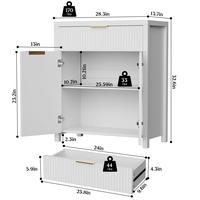 White (28.3"x 13.7" x 32.6")