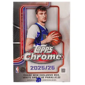 2025/26 Topps Chrome Basketball Blaster Box (7 Packs Per Box, 4 Cards Per Pack)