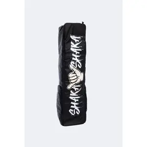 SHAKA Snowboard/Ski Bag - Midnight Black, Adjustable Length 180cm, Padded Interior, Durable Material, Wheels, Reinforced Handles, Water-Resistant, Spacious Storage for 2 Sets