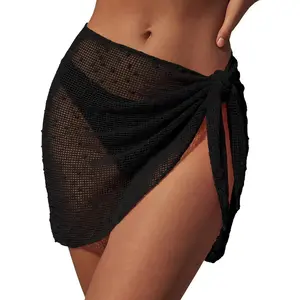 Sarong Wraps for Women Beach Cover Up Short Crochet Bikini Swimsuit Coverup Skirts for Swimwear S-XXL