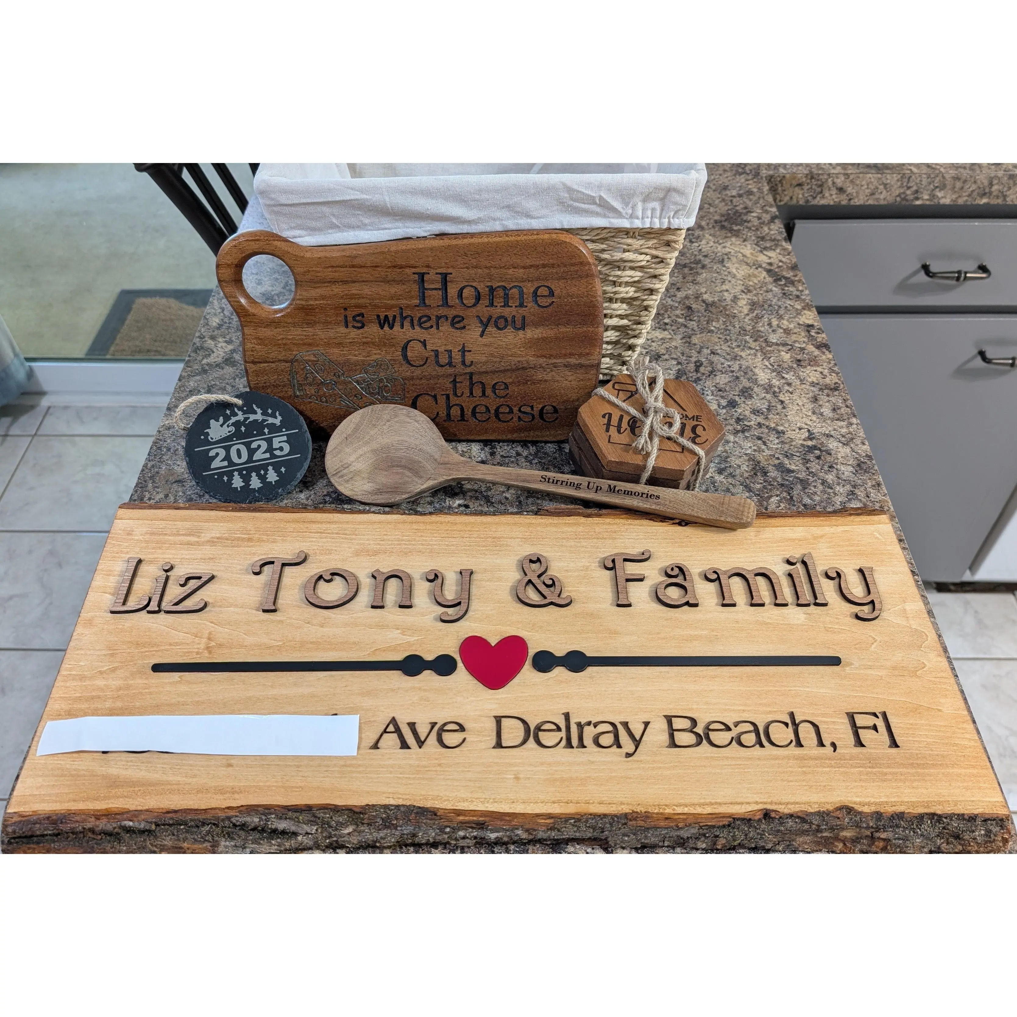 New Homeowner Welcome Gift Package - Custom Engraved