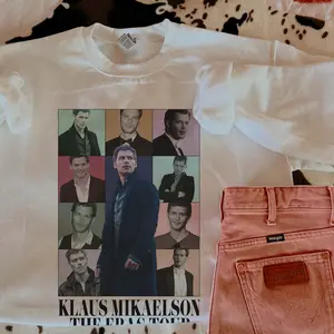 Klaus Mikaelson Tour Sweatshirt, Salvatore Brothers Fan Apparel, Vampire Shirt for Women, Gift for Vampire Fans Sweaters