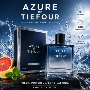 Tiefour Blue Storm Unisex Eau de Parfum, Marine Woody Notes, 99ml/3.35oz, with Lemon, perfume para hombres,Jasmine & Amber, Bold French Fragrance for Men and Women, Luxury Gift,summer fragrance men,pheromone perfume,long lasting perfume