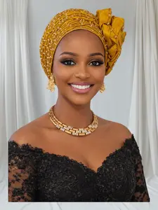 CRZ Elegant Beaded Turban