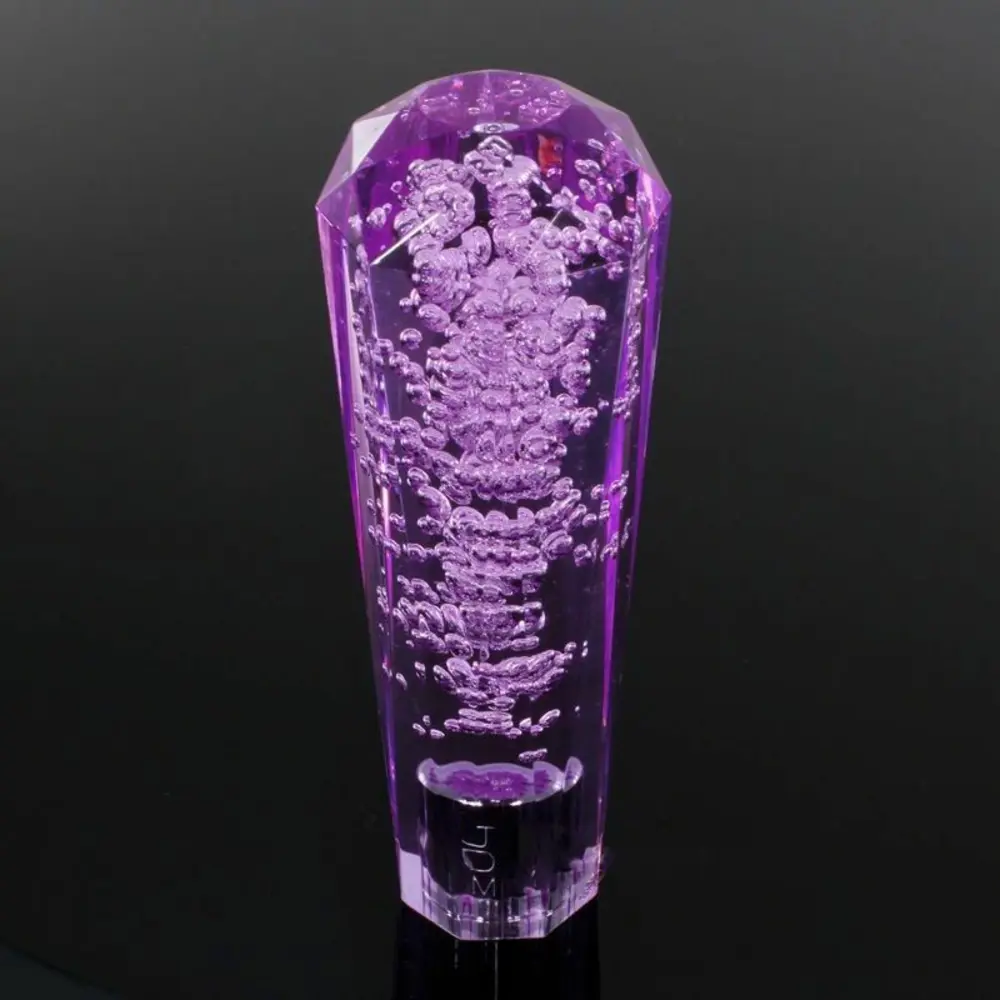 JDM 150mm Manual MT Diamond Crystal Bubble Drift Shift Knob Universal
