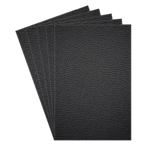 5 count 8x12 Inch Black Leather Repair Tape Self-Adhesive Patch for Couch, Sofas, Handbags, Jackets, Furniture,  Seats
