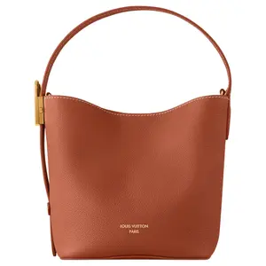 Louis Vuitton Low Key All-In BB Monogram Bucket Bag for Women, Calfskin, Small, Brown