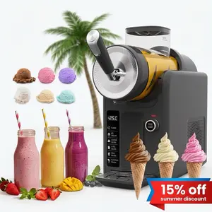2025 New Design 6-Function Household Slushie Machine - 110V/220V Low-Power Frozen Drink Maker with Multi-Preset Modes, Measuring Feature, Easy-to-Use for Smoothie, Coffee Slush Summer Vibes