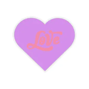 Fancy LOVE Valentine Heart Kiss-Cut Sticker scrapbooking