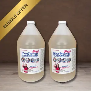 Caro's DesGrasa 2 Gallons of Concentrated Degreaser 128oz Dirt and Grime Remover Surface Cleaner for Household & Industrial Use