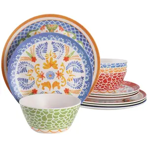Laurie Gates California Designs Tierra 12-PieceDinnerware Set