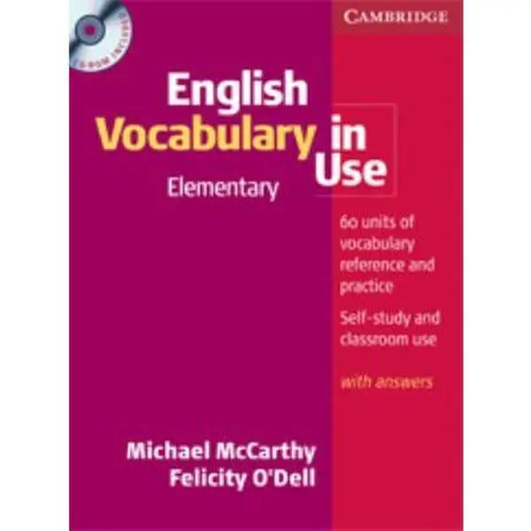 USED-English Vocabulary in Use Elementary Book and CD-ROM by Michael McCarthy (Paperback)