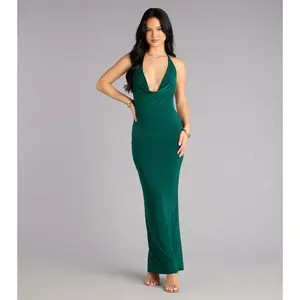 Spotlight Moment Open Back Maxi Dress