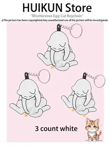 Funny Cat Keychain-3D Printed Cat Stress Relief Fidget Toy Cute Spinning Cat Paw Keyring for Backpacks/PSP, Fun Birthday Gift for Girlfriend & Couples, DIY Creative Present Gifts for girls