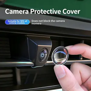 Universal Car Camera Lens Protector, Automotive Camera Lenses, HD Clear Protective Cover for Front & Rear Backup Cameras, Anti-Scratch, Waterproof, Does Not Block View, Fits 99% of Vehicle Models