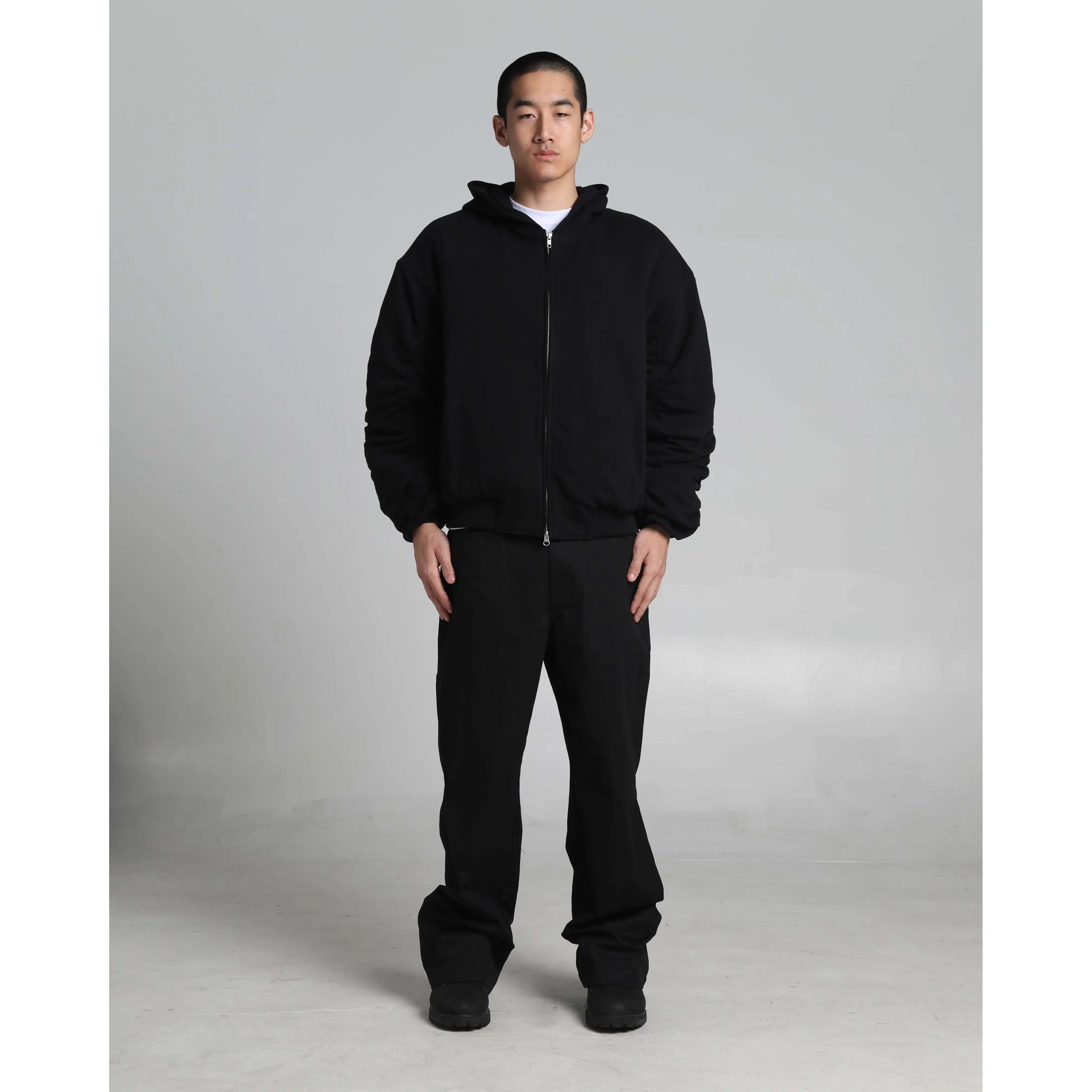 Hooded Fleece Bomber