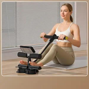 Adjustable Push-Up Training Equipment with 3 Strong Suction Cups, Sit-Up Trainer for Home Gym, Perfect for Indoor and Outdoor Workouts, Abdominal Training Equipment