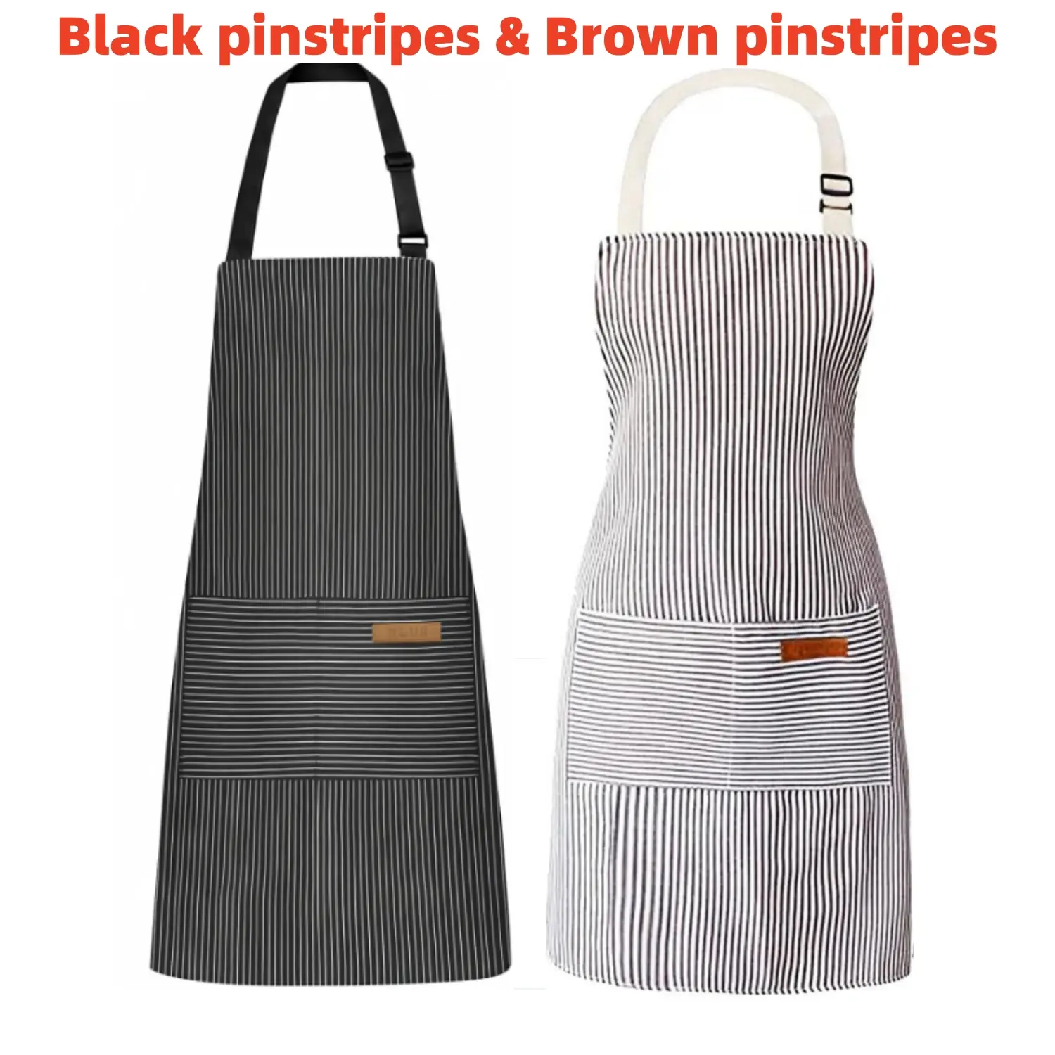 Black pinstripes & Brown pinstripes
