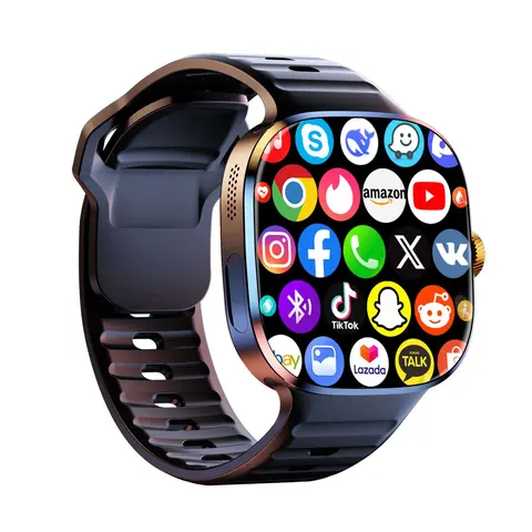 NEW M99 Wearable Tech Smartwatch - 2.4 Inch Screen, 190° Rotary Camera, GPS, WIFI, Bluetooth, Android 10.0, Fast Charging, 2100mAh Battery, IP67, Contacts, Settings, Gallery, Calendar, Mobile App Support, German, Malay, Serbian, 1 Charging Cable