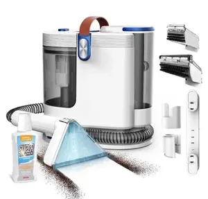 WURESEHOME Portable Spot Cleaner, 15KPa Upholstery Cleaner Machine with Dual Tank, Self-Cleaning Pet Stain Remover