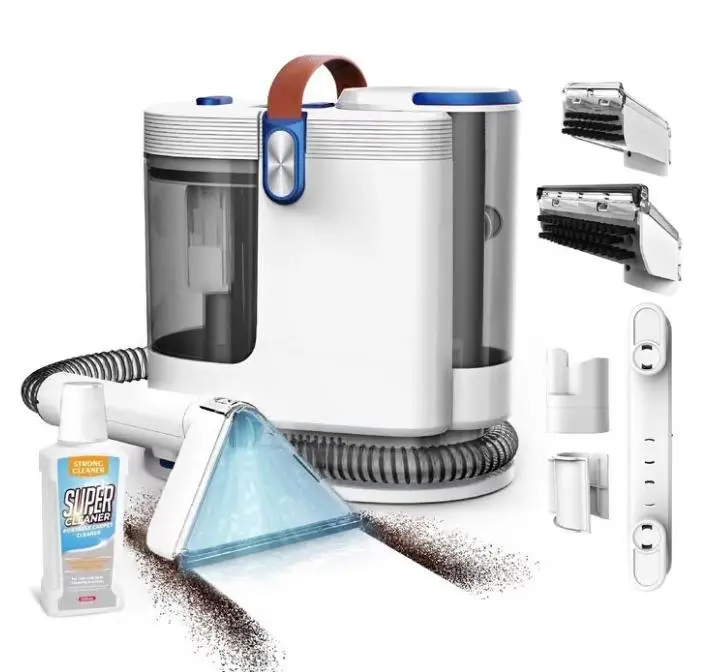 WURESEHOME Portable Spot Cleaner, 15KPa Upholstery Cleaner Machine with Dual Tank, Self-Cleaning Pet Stain Remover