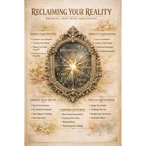 Reclaiming Your Reality™ — Gaslighting Awareness Poster