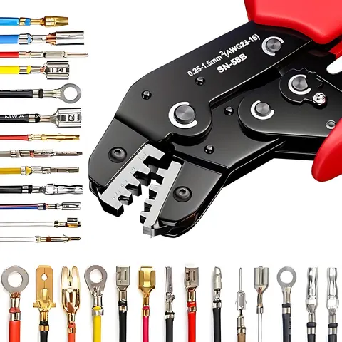 Heavy Duty Wire Stripper, Manual Wire Stripper, Wire Crimping Tool, Professional Hand Tool for Home & Office Use, Cutting Tools, Wirecutters, Industrial Hardware, Wire Stripping Machine for Electrical Repair, DIY Projects, Home Improvement & Auto Wiring