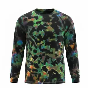 New! 100% Cotton Long Sleeve Tie Dye Kaleidoscope T-shirt Youth XS - Adult 6XL