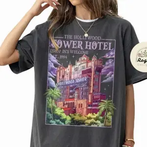 Vintage The Hollywood Tower Hotel T-Shirt, Family Vacation, The Twiliiiiight Zone Tower of Terror Tee