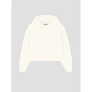 Cropped Heavyweight Natural Hoodie