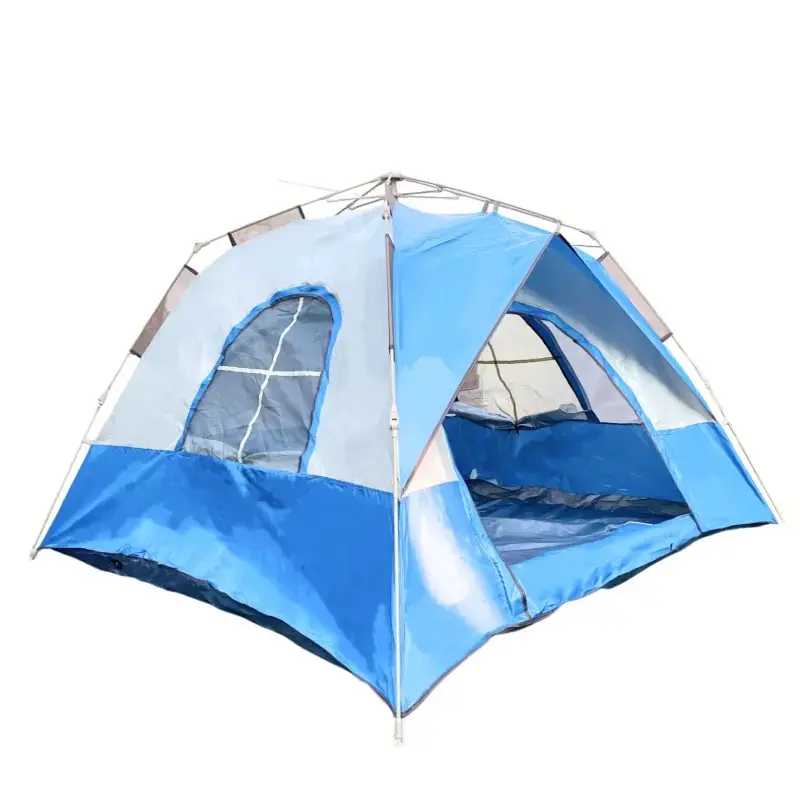 2.2x2.2m Corner Tent - Waterproof UV Proof Windproof Family Camping Tent with Breathable Fabric