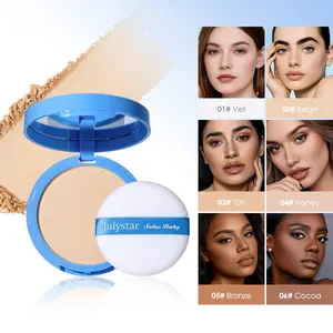 Set makeup and oil control concealer powder moisturizing, hydrating and oil control, natural ingredients, waterproof, light and natural makeup, lasting to cover facial defects, all day long makeup